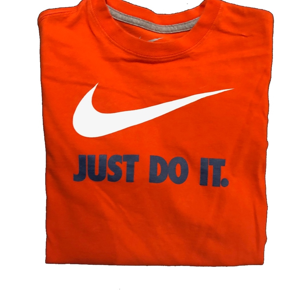 Nike orange long sleeve tee